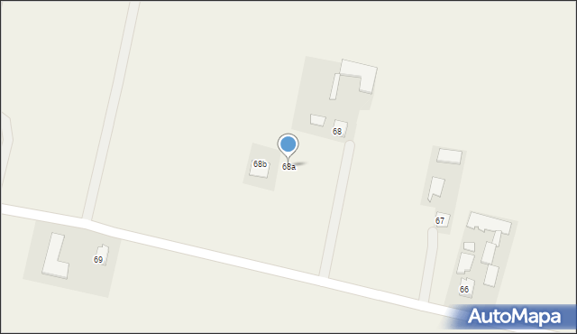 Krasew, Krasew, 68a, mapa Krasew