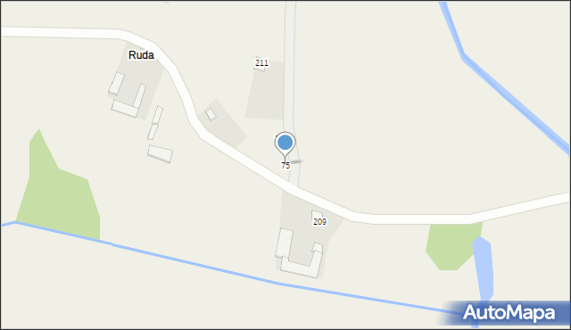 Krasew, Krasew, 75, mapa Krasew