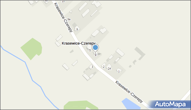 Krasewice-Czerepy, Krasewice-Czerepy, 4, mapa Krasewice-Czerepy