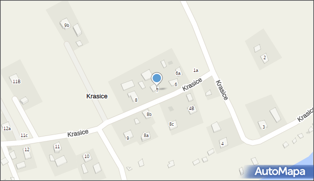 Krasice, Krasice, 7, mapa Krasice