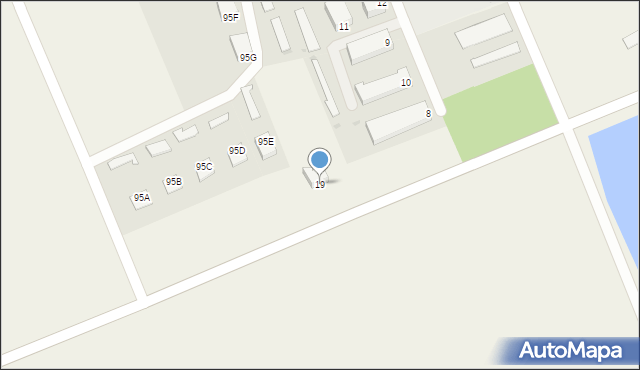 Krasiniec, Krasiniec, 19, mapa Krasiniec