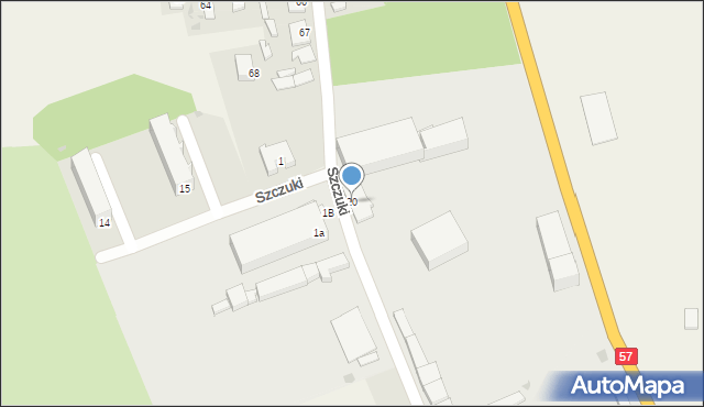 Krasiniec, Krasiniec, 20, mapa Krasiniec