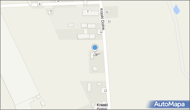 Kraski Dolne, Kraski Dolne, 12B, mapa Kraski Dolne