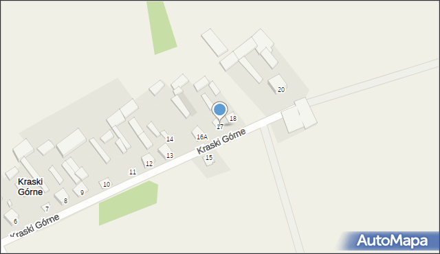 Kraski Górne, Kraski Górne, 17, mapa Kraski Górne