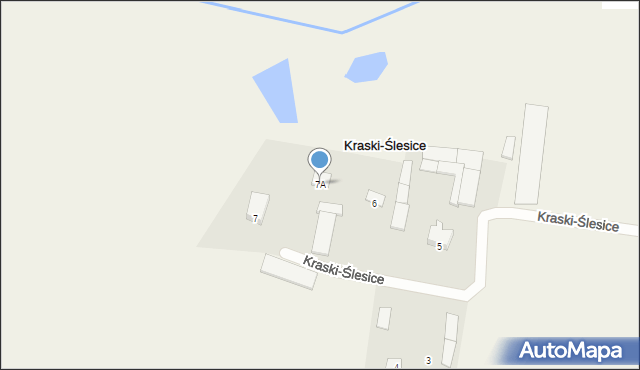 Kraski-Ślesice, Kraski-Ślesice, 7A, mapa Kraski-Ślesice