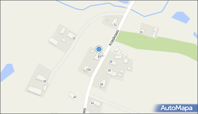 Kraskowo, Kraskowo, 33, mapa Kraskowo
