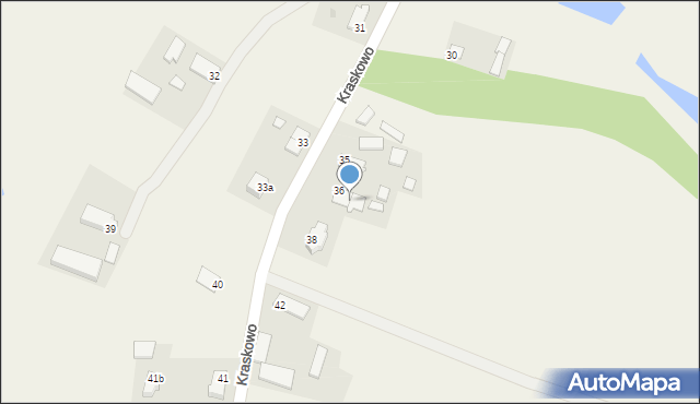 Kraskowo, Kraskowo, 37/2, mapa Kraskowo