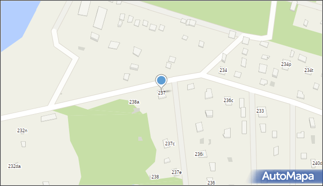 Krasne, Krasne, 237, mapa Krasne