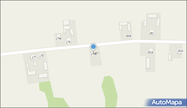Krasne, Krasne, 179B, mapa Krasne