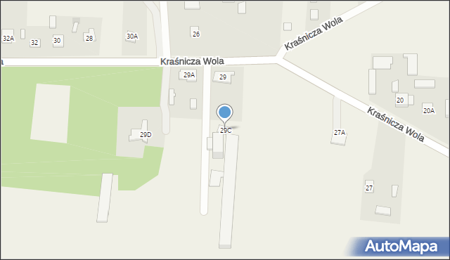 Kraśnicza Wola, Kraśnicza Wola, 29C, mapa Kraśnicza Wola