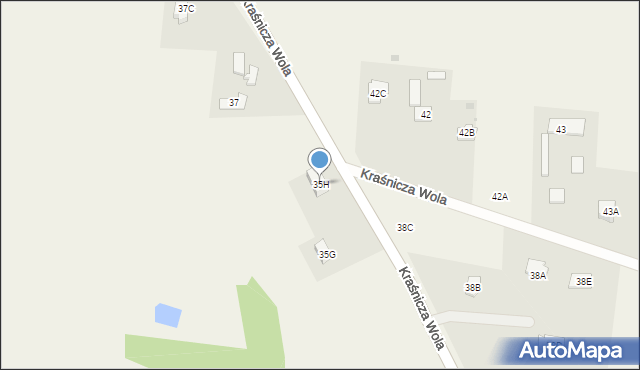 Kraśnicza Wola, Kraśnicza Wola, 35H, mapa Kraśnicza Wola