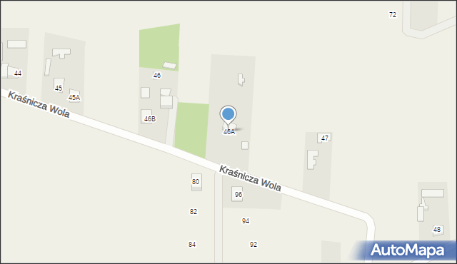 Kraśnicza Wola, Kraśnicza Wola, 46A, mapa Kraśnicza Wola