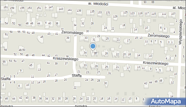 Kraśnik, Kraszewskiego Józefa Ignacego, 32, mapa Kraśnik