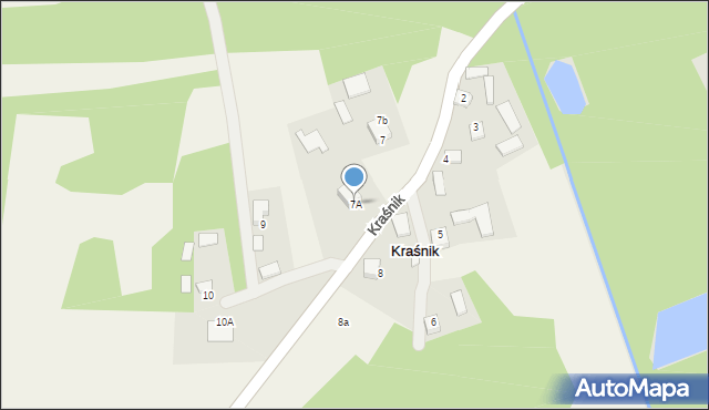 Kraśnik, Kraśnik, 7A, mapa Kraśnik