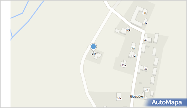 Kraśnik Górny, Kraśnik Górny, 43b, mapa Kraśnik Górny
