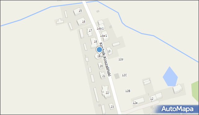 Kraśnik Koszaliński, Kraśnik Koszaliński, 19/2, mapa Kraśnik Koszaliński