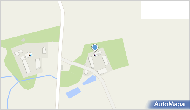 Kraśnik Koszaliński, Kraśnik Koszaliński, 42, mapa Kraśnik Koszaliński