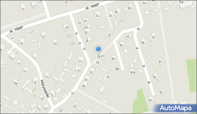 Krasnobród, Króla Jana III Sobieskiego, 13, mapa Krasnobród