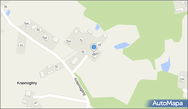 Krasnogliny, Krasnogliny, 48A, mapa Krasnogliny