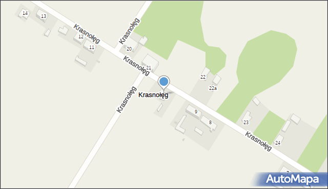 Krasnołęg, Krasnołęg, 10, mapa Krasnołęg