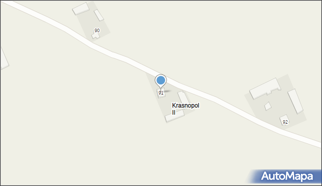 Krasnopol, Krasnopol, 91, mapa Krasnopol