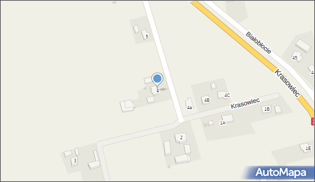 Krasowiec, Krasowiec, 4, mapa Krasowiec