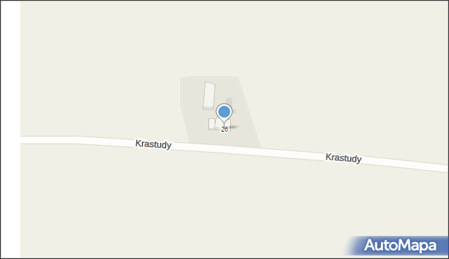 Krastudy, Krastudy, 26, mapa Krastudy