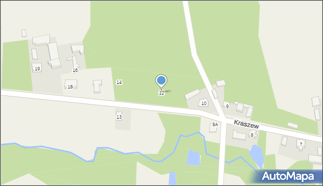Kraszew, Kraszew, 12, mapa Kraszew