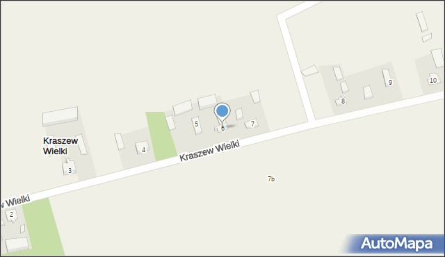 Kraszew Wielki, Kraszew Wielki, 6, mapa Kraszew Wielki
