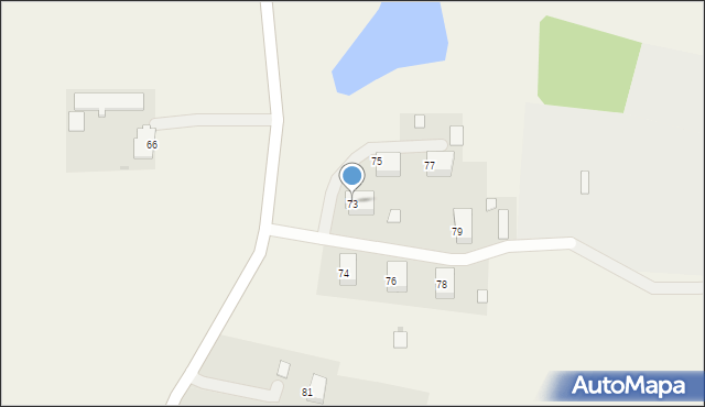 Kraszewo, Kraszewo, 73, mapa Kraszewo