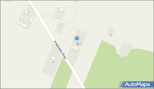 Kraszewo-Czubaki, Kraszewo-Czubaki, 1B, mapa Kraszewo-Czubaki