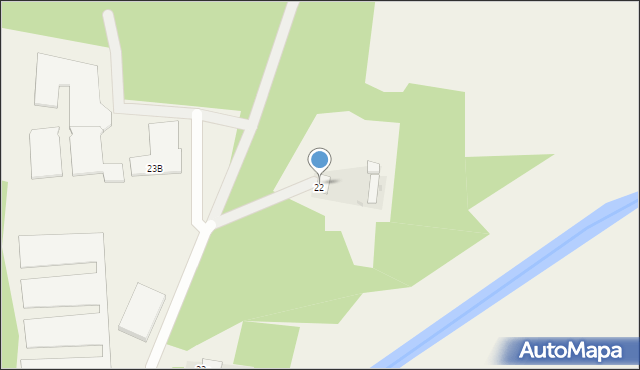 Kraszewo-Czubaki, Kraszewo-Czubaki, 22A, mapa Kraszewo-Czubaki