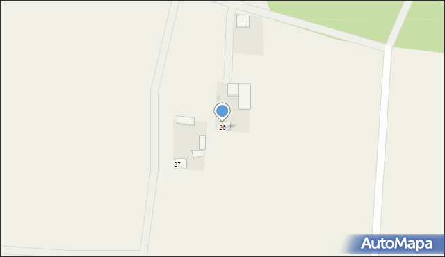 Kraszewo Podborne, Kraszewo Podborne, 26, mapa Kraszewo Podborne