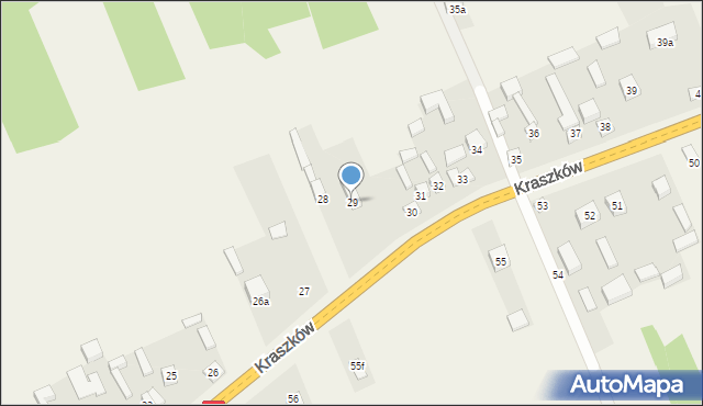 Kraszków, Kraszków, 29, mapa Kraszków