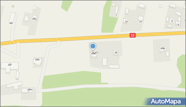 Kraszków, Kraszków, 49a, mapa Kraszków