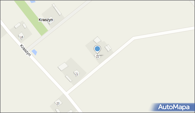 Kraszyn, Kraszyn, 22, mapa Kraszyn
