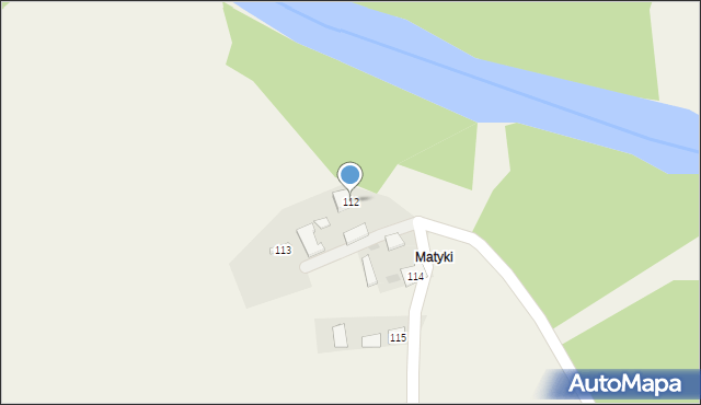 Krawce, Krawce, 112, mapa Krawce