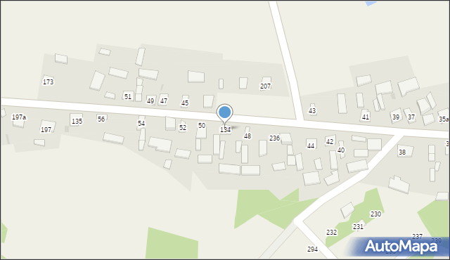 Krawce, Krawce, 134, mapa Krawce