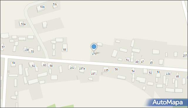 Krawce, Krawce, 173, mapa Krawce