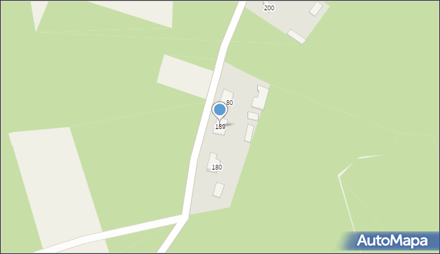 Krawce, Krawce, 189, mapa Krawce