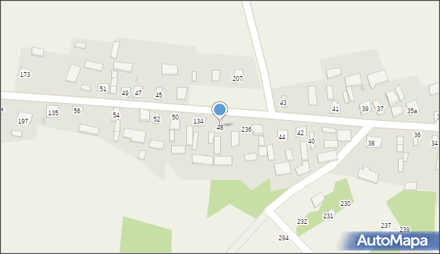 Krawce, Krawce, 48, mapa Krawce