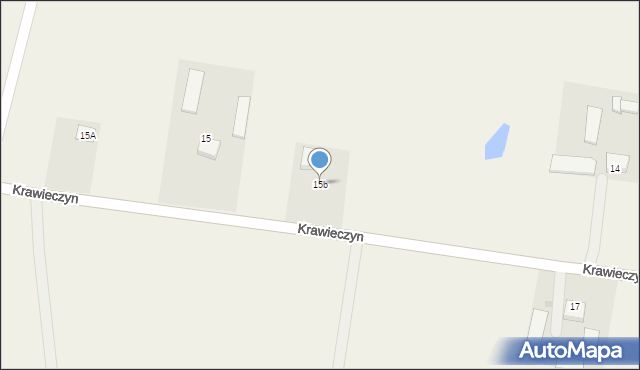 Krawieczyn, Krawieczyn, 15b, mapa Krawieczyn