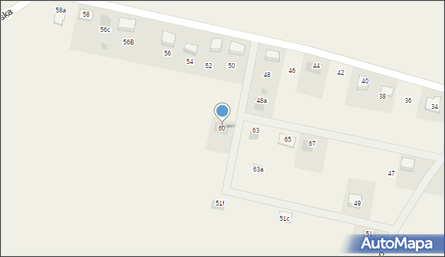 Krążkowo, Krążkowo, 60, mapa Krążkowo