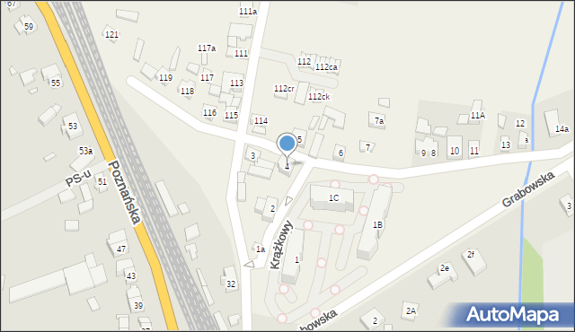 Krążkowy, Krążkowy, 4, mapa Krążkowy