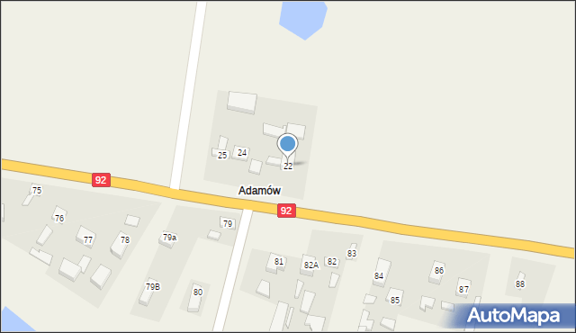 Kręcieszki, Kręcieszki, 22, mapa Kręcieszki