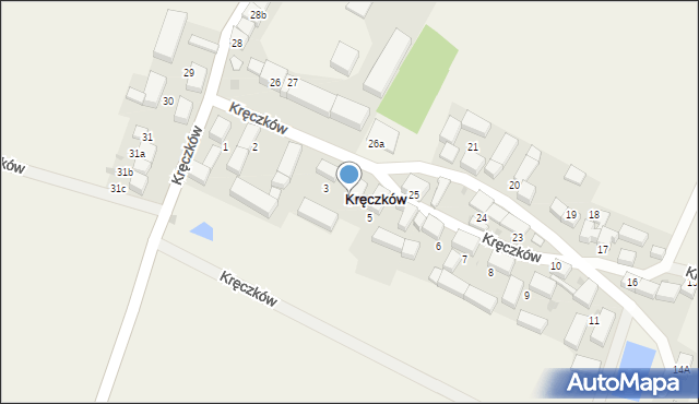 Kręczków, Kręczków, 4, mapa Kręczków