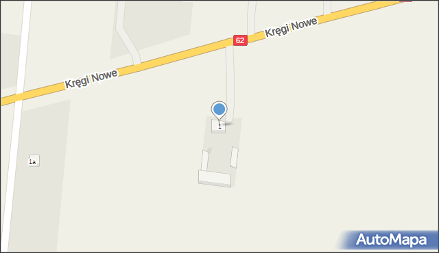 Kręgi Nowe, Kręgi Nowe, 1, mapa Kręgi Nowe