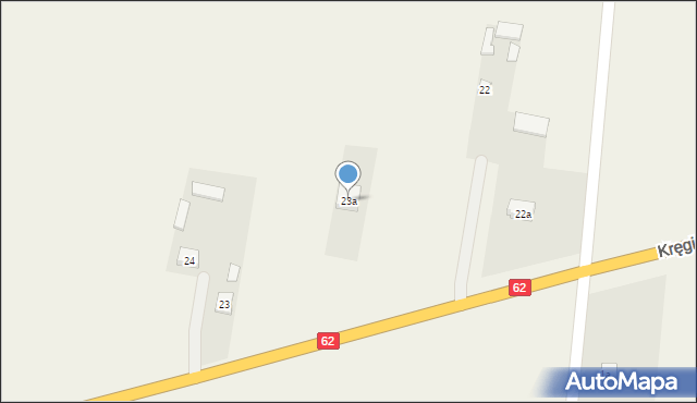 Kręgi Nowe, Kręgi Nowe, 23a, mapa Kręgi Nowe