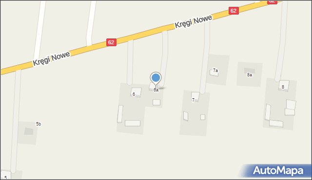 Kręgi Nowe, Kręgi Nowe, 6a, mapa Kręgi Nowe
