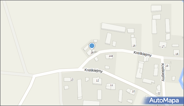 Krelikiejmy, Krelikiejmy, 15, mapa Krelikiejmy